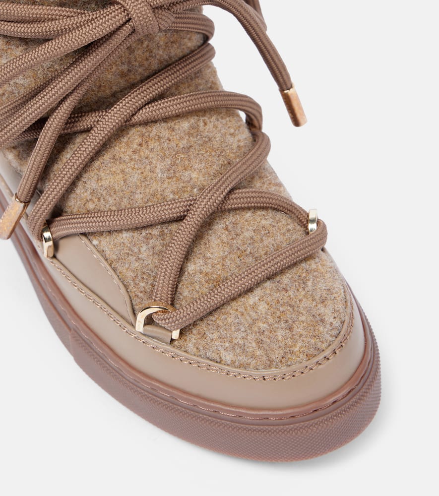 Inuikii Felt Wedge snow boots