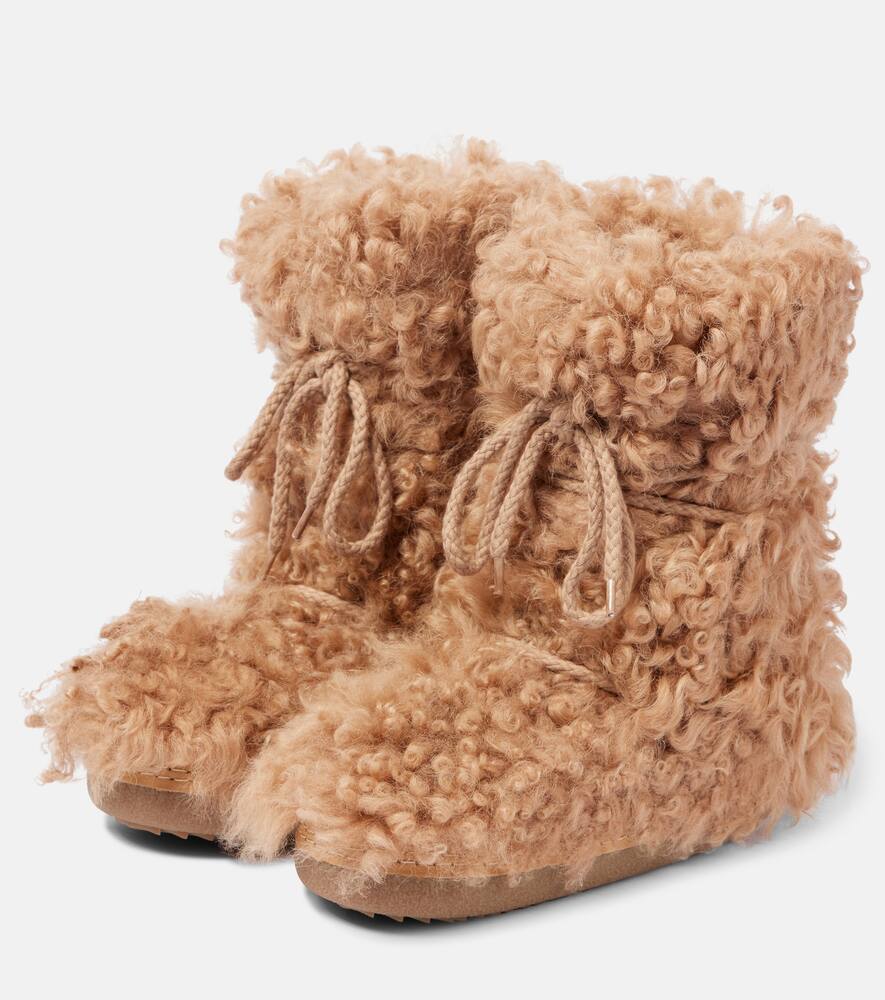 Inuikii Long Curly High shearling snow boots