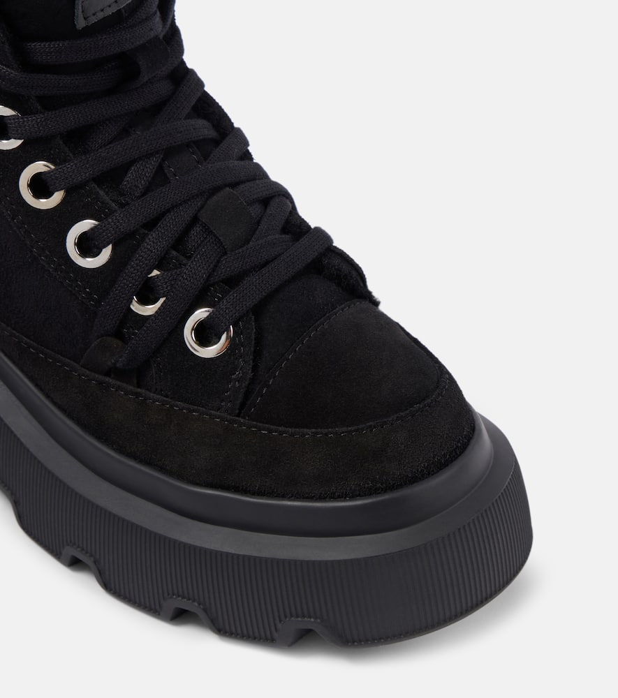 Inuikii Matilda shearling-lined suede lace-up boots