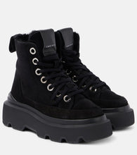 Inuikii Matilda shearling-lined suede lace-up boots