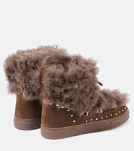 Inuikii Shearling and suede ankle boots