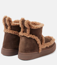 Inuikii Shearling-lined suede ankle boots