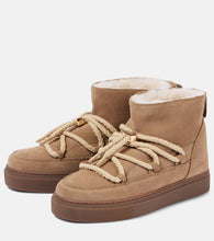 Inuikii Shearling-lined suede ankle boots
