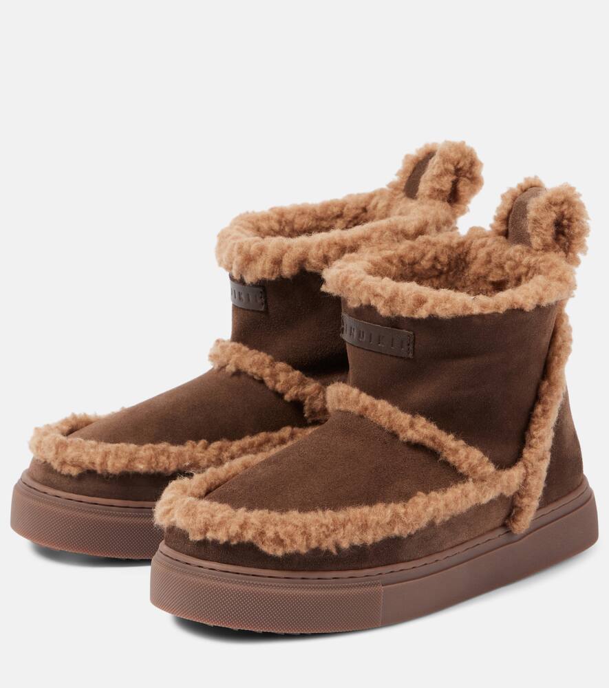 Inuikii Shearling-lined suede ankle boots