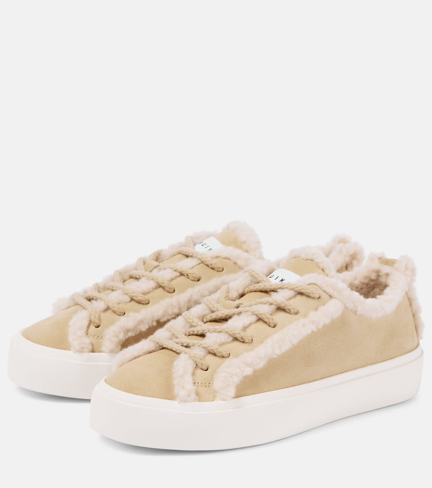 Inuikii Shearling-lined suede sneakers