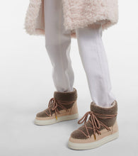 Inuikii Sneaker Classic shearling and leather ankle boots