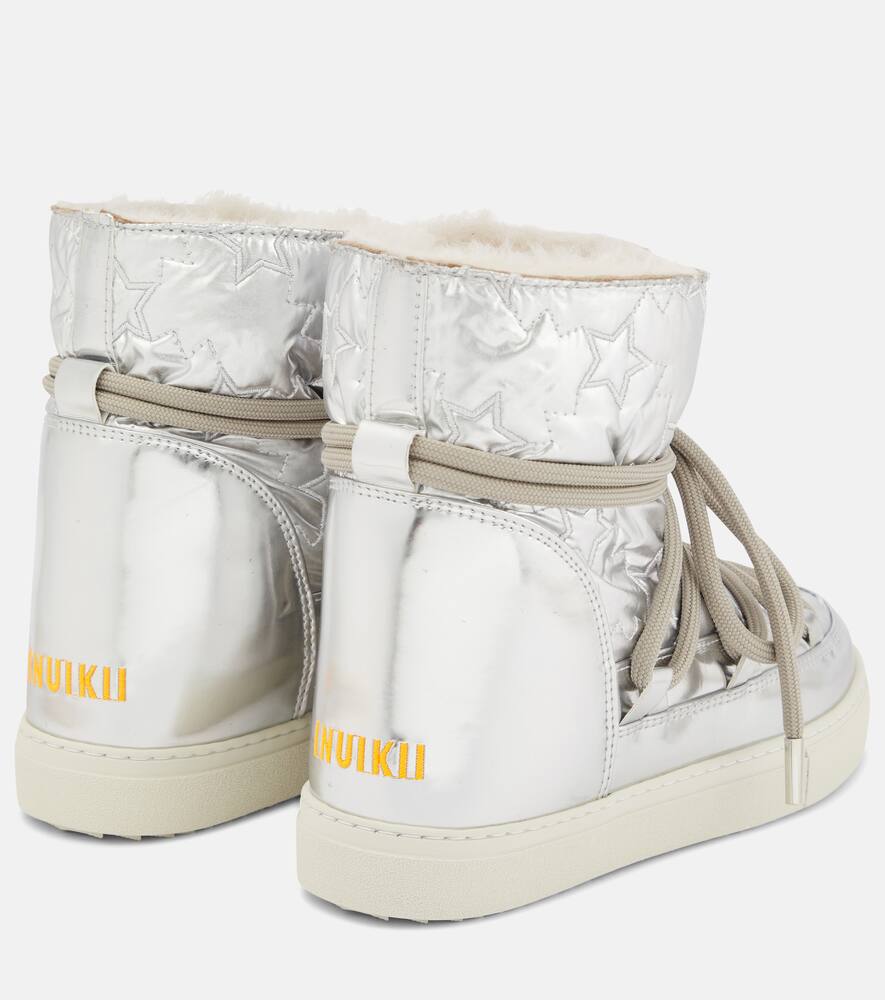 Inuikii Sneaker Star Wedge metallic snow boots