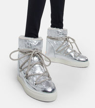 Inuikii Sneaker Star Wedge metallic snow boots