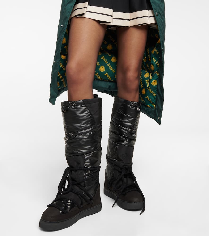 Inuikii Suede and shearling-lined boots