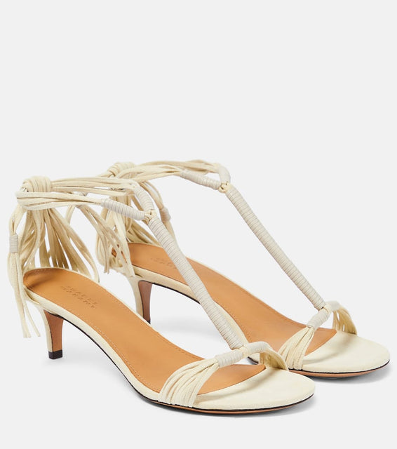 Isabel Marant Aatos tasseled suede sandals