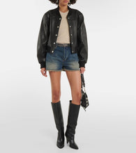 Isabel Marant Adriel leather bomber jacket