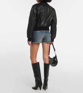 Isabel Marant Adriel leather bomber jacket