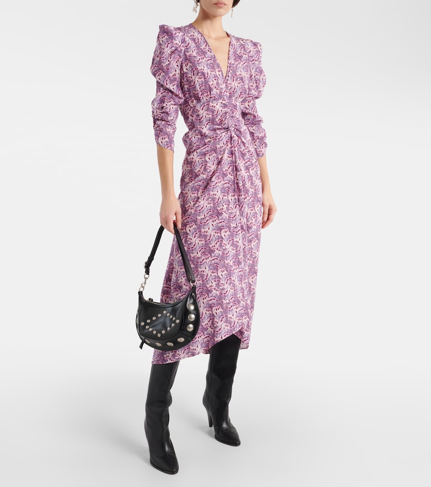 Isabel Marant Albini printed silk-blend midi dress