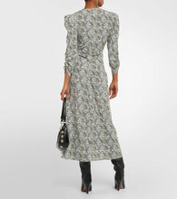 Isabel Marant Albiniga printed silk-blend midi dress