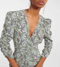 Isabel Marant Albiniga printed silk-blend midi dress