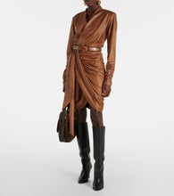 Isabel Marant Aleora draped wrap dress