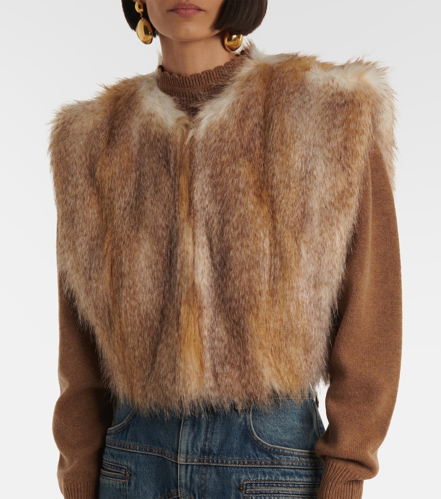 Isabel Marant Alexina faux fur vest