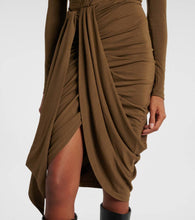 Isabel Marant Alixa gathered jersey minidress