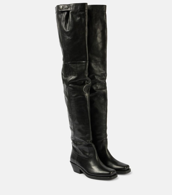 Isabel Marant Amati leather knee-high boots