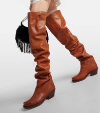 Isabel Marant Amati leather over-the-knee boots