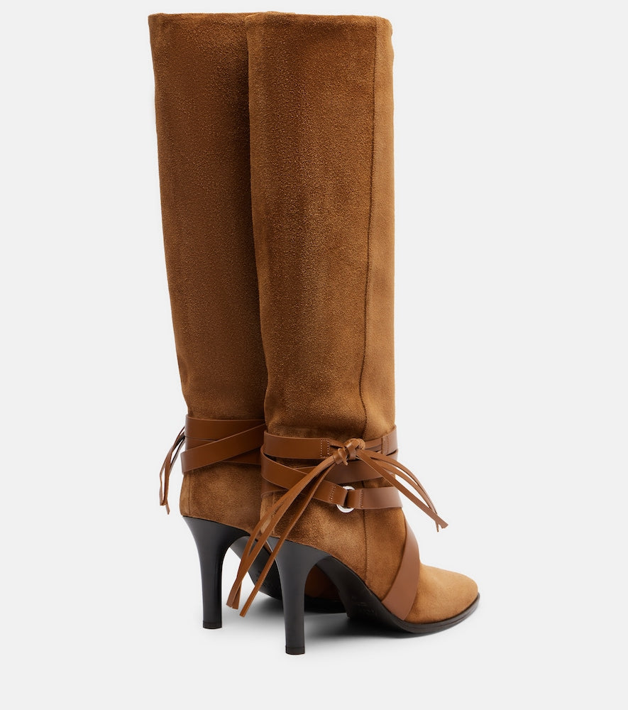 Isabel Marant Analui 90 suede knee-high boots