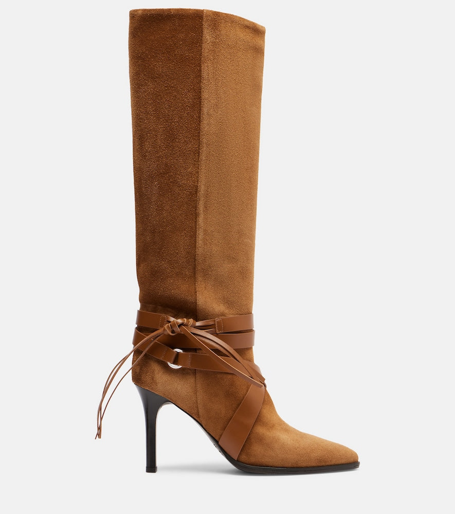 Isabel Marant Analui 90 suede knee-high boots