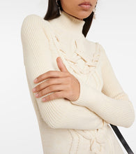 Isabel Marant Atina cable-knit wool-blend minidress