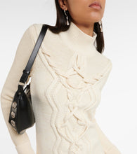 Isabel Marant Atina cable-knit wool-blend minidress