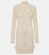 Isabel Marant Atina cable-knit wool-blend minidress