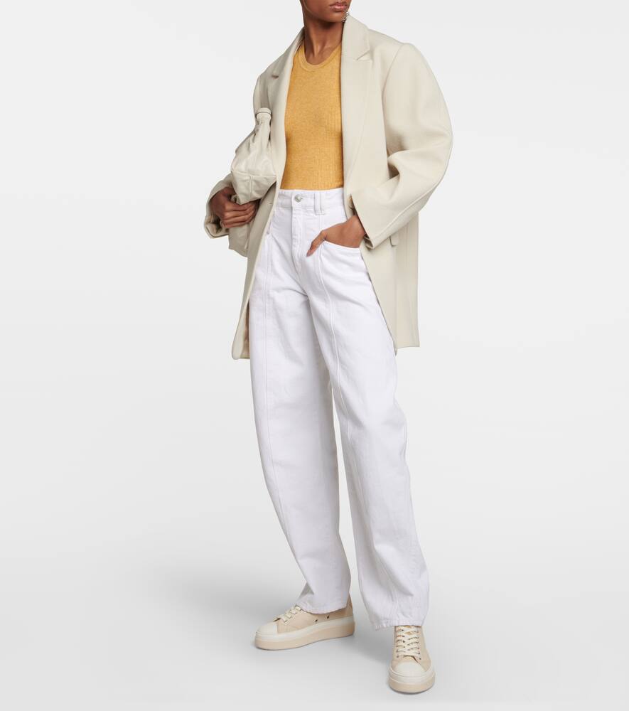 Isabel Marant Austen suede-trimmed sneakers