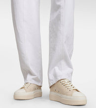 Isabel Marant Austen suede-trimmed sneakers