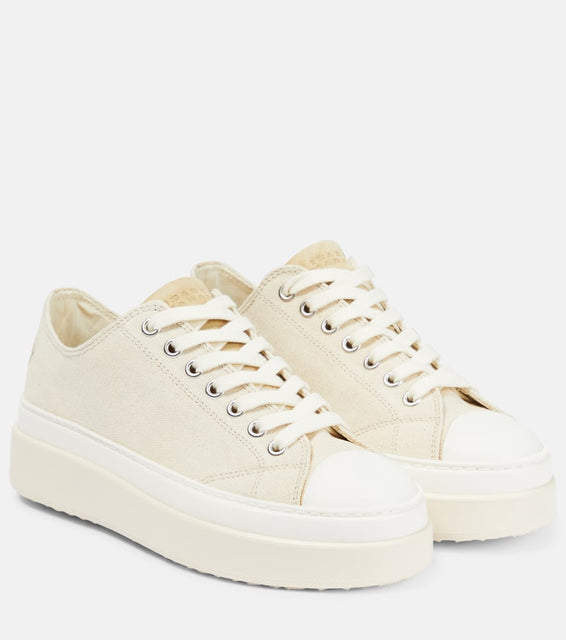 Isabel Marant Austen suede-trimmed sneakers