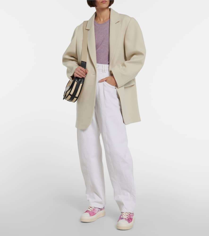Isabel Marant Austin printed high-top sneakers
