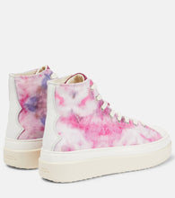 Isabel Marant Austin printed high-top sneakers