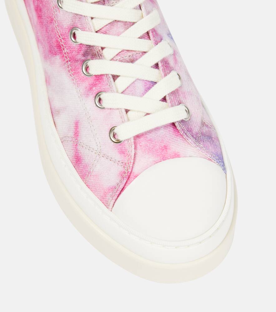 Isabel Marant Austin printed high-top sneakers