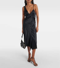 Isabel Marant Ayrich embroidered silk midi dress