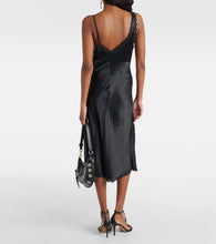Isabel Marant Ayrich embroidered silk midi dress