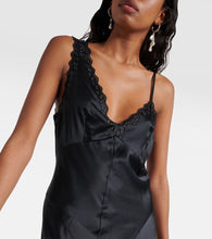 Isabel Marant Ayrich embroidered silk midi dress