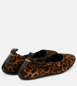 Isabel Marant Belna calf hair ballet flats