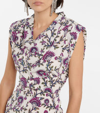 Isabel Marant Bemaya floral silk-blend minidress