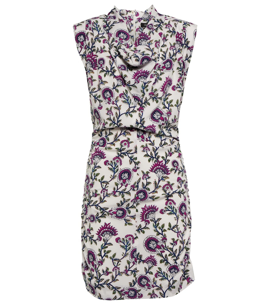 Isabel Marant Bemaya floral silk-blend minidress. Isabel Marant Bemaya 花卉真丝混纺迷你连衣裙