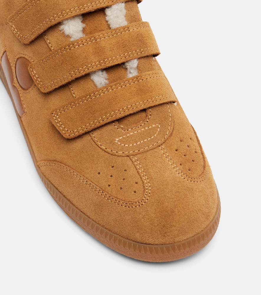 Isabel Marant Beth shearling-lined suede sneakers