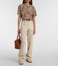 Isabel Marant Beth shearling-trimmed leather sneakers