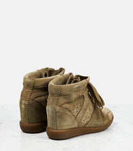 Isabel Marant Bobby suede wedge sneakers