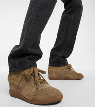 Isabel Marant Bobby suede wedge sneakers