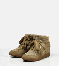 Isabel Marant Bobby suede wedge sneakers
