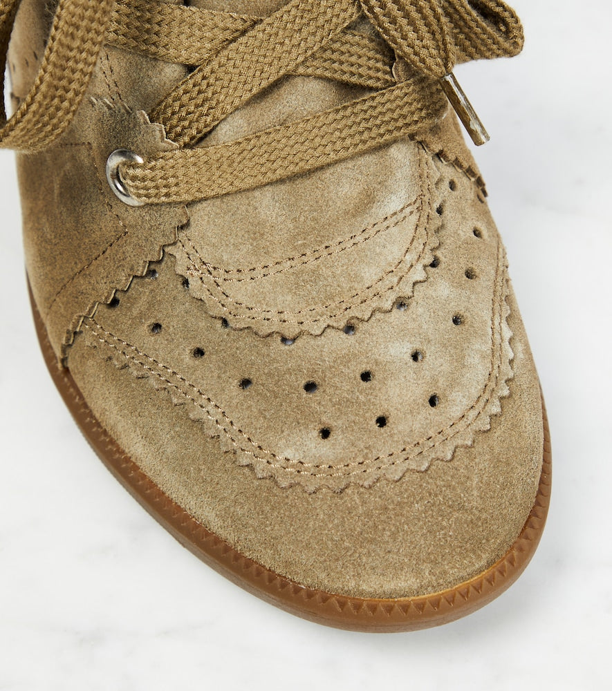 Isabel Marant Bobby suede wedge sneakers