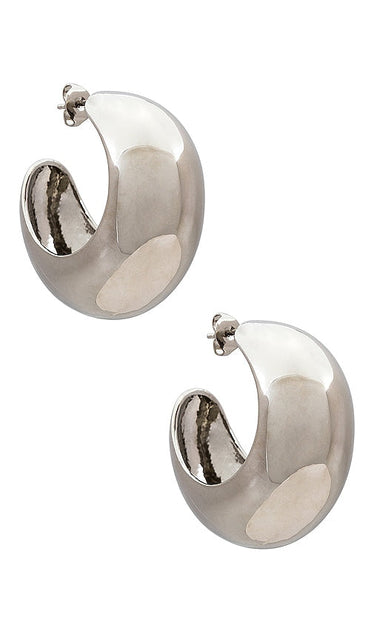 Isabel Marant Boucle D'oreill Earrings in Metallic Silver