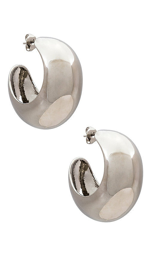 Isabel Marant Boucle D'oreill Earrings in Metallic Silver