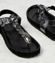 Isabel Marant Brook metallic leather sandals